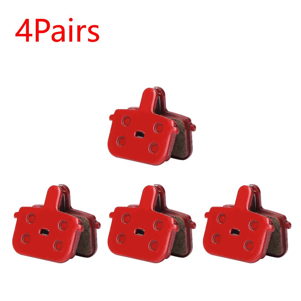 1-5Pairs Semi-Metallic MTB Mountain Bike Hydraulic Disc Brake Pads Bicycle Silent Iron Resin Braking Pads Cycling Repair Tools