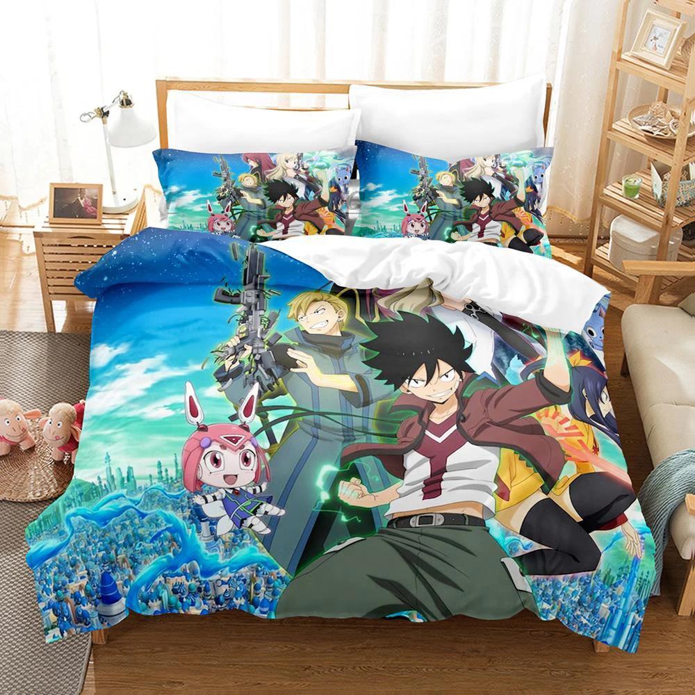 3D Print Anime Adult Boys Bedding Set Single Double Queen King Size Duvet Cover Bedroom Decor Quilt Cover Pillowcase