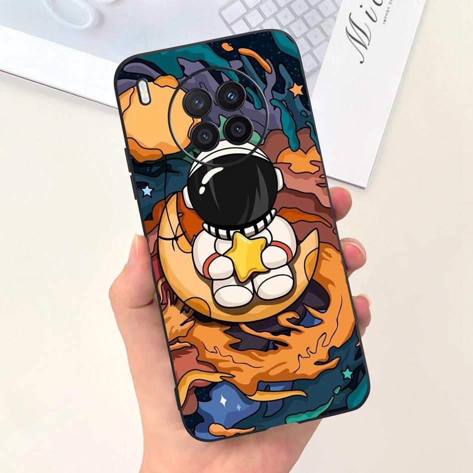 Astronaut Case For Honor 50 Lite Cover Huawei Nova 8i Funda Shockproo Soft Silicone Cute Back Cover on Nova8i Honor50 Lite Coque