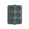 6-Donut Mold - ZENKER - 36 X 26 Cm - Glass Fiber Silicone - Black