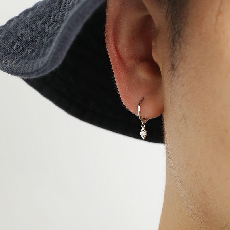 

Маленькая подвеска из стерлингового серебра 925 пробы, одиночные женские серьги на каждый день Single