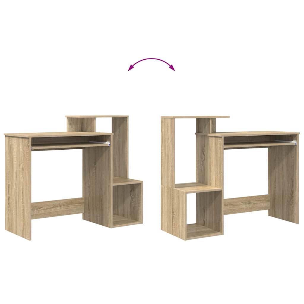 Desk Sonoma Oak 106 x 41 x 88.5 cm Particleboard
