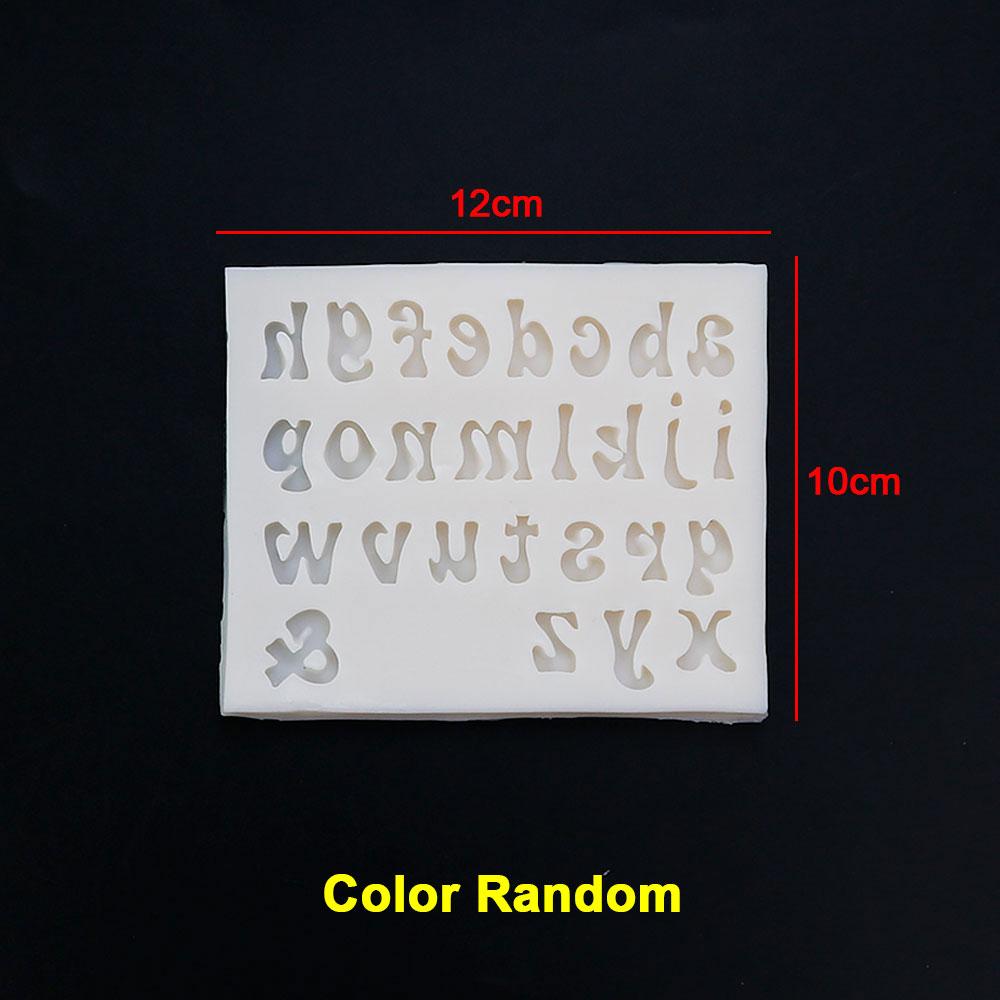 Silicone World 3D Letter Number Silicone Mold Cake Flipping Sugar Chocolate Cake Mold Baking Tools Alphanumeric Resin Molds