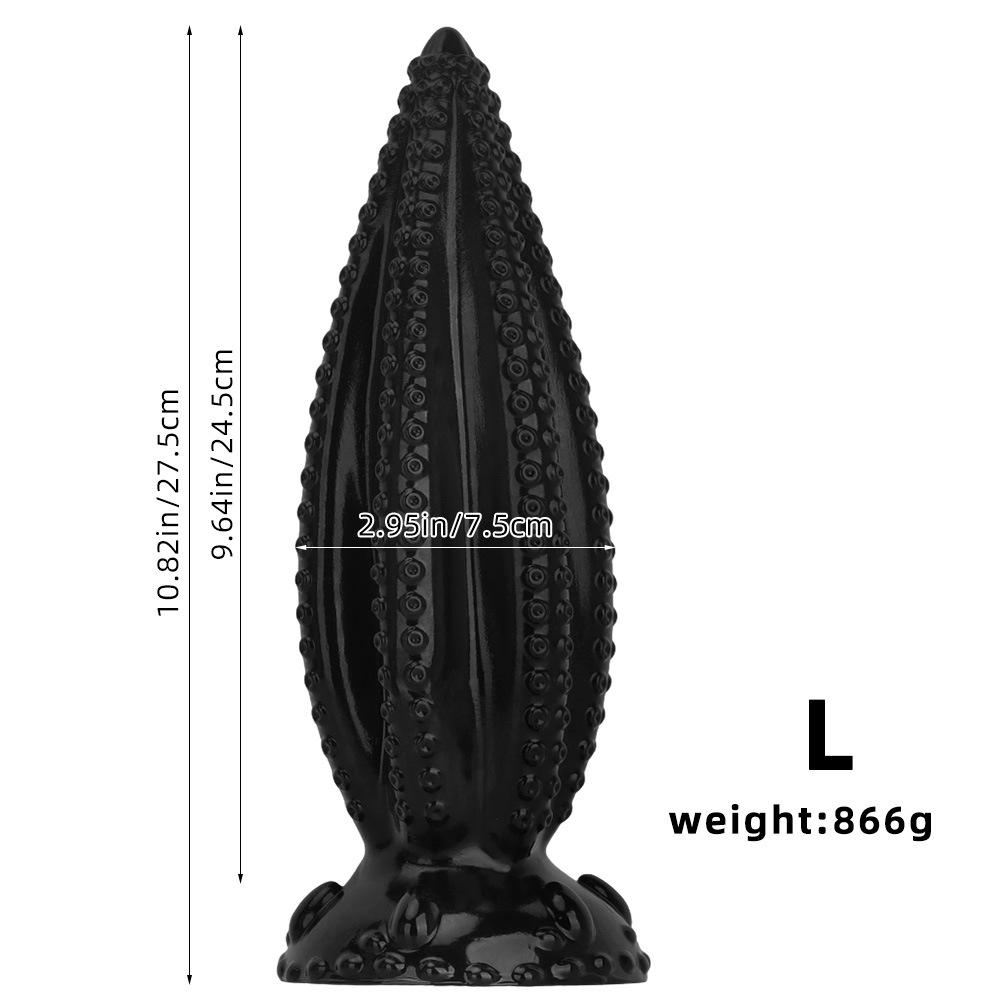 PVC Anal Plug Dildo Women's Masturbator Sex Toy Fisting BDSM Strap On Penis Big Dick