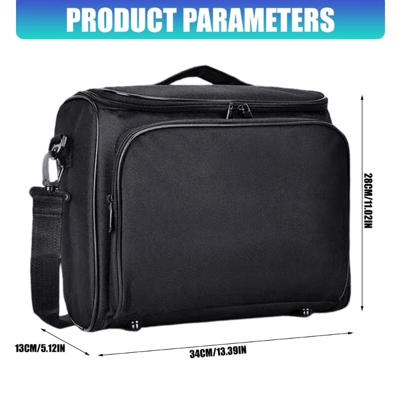Oxford Cloth Projector Carrying Case Projector Case Storage Bag With Padded Interior For Safe Transport Accessories