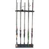 Wall Mount Fishing Rod Holder 10 Holes Multi-function Vertical Fishing Pole Display Storage Rack Organizer Stand Fishing Accessories