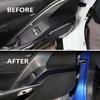 Carbon Fiber Window Lift Trim Switch Panel Decorations for Chevrolet Corvette C7 2014-2019 Accessories