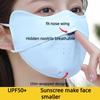 2024 Neue Mode Unisex UV-Schutz Sonnenschutz Gesichtsmaske Sommer Einstellbar Atmungsaktiv Outdoor Laufen Radfahren Sportmaske