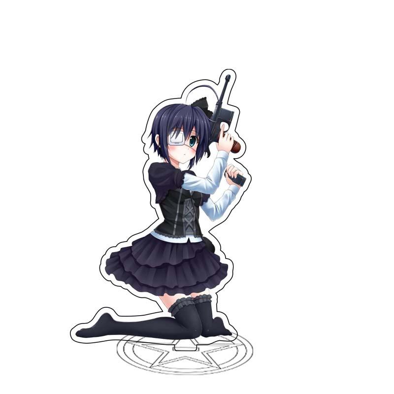 15cm Anime Take On Me Takanashi Rikka Acrylic Stand Action Figure Toy Figures Desktop Home Decoration