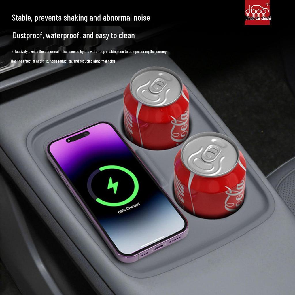 Anti-Slip Silicone Mat for Leapmotor A10 Cup Holder: Modification, Decoration, Cover