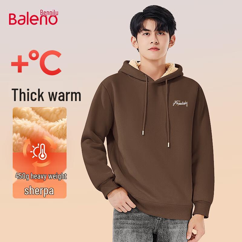 

Baleno Men s Fleece Lined Hooded Sweatshirt 3XL