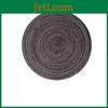Nordic Rattan Woven Coaster Set With Heatproof Cotton Placemats For Household Use