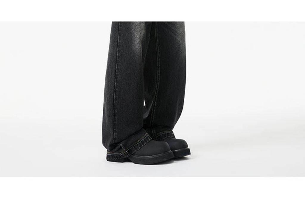 Jeans larghi CleanFit da uomo Estate 2025 - Pantaloni dritti stile American High Street