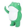 Frog Figurines Realistic Funny Cute Resin Rebellious Frog Statues for Desk Garden Decoration Gifts