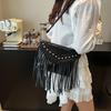 Trendy women's bags, new fringed bags, shoulder bags, messenger bags, envelopes, fashionable and personalized square bags.