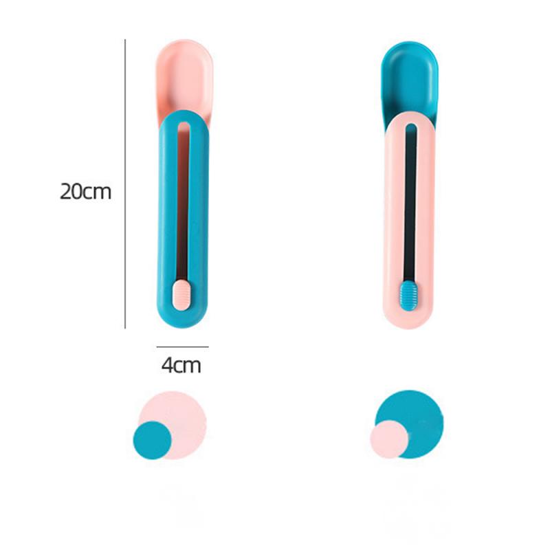 Futterlöffel für Haustiere, Futterschaufel, Katzenstreifenpresse, Futterspender, Welpen-/Kätzchen-Snack-/Flüssigkeitsschaufel, Katzenleckerli, Heimtierbedarf