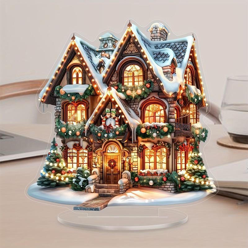 New Christmas Desktop Decorations Home And Office Acrylic Decorative Ornaments Christmas Decorations