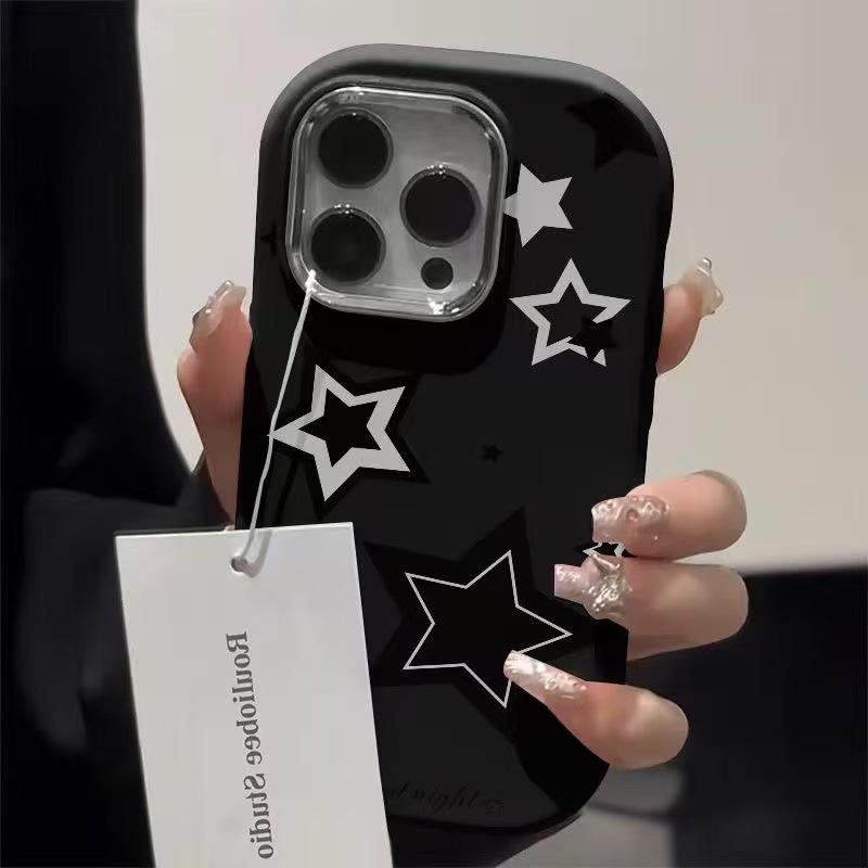 Pentagram Case for Apple iPhone 16 Pro Max/15/14/13/12/XS - Japanese, Korean, European, and American Styles