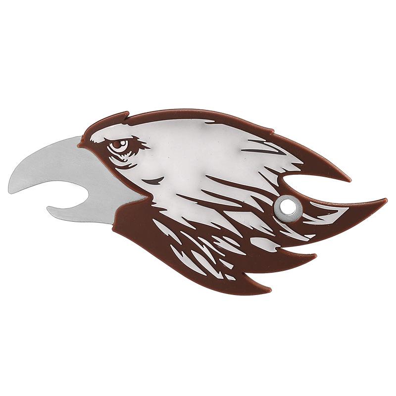 Christmas Pattern Bottle Opener Santa Snowman Elk Beer Eagle Silicone Stainless Steel Beer Openers Refrigerator Magnet Opener