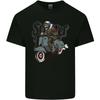 Scooter Skull MOD Motorcycle Biker Unisexs Light Cotton TShirt