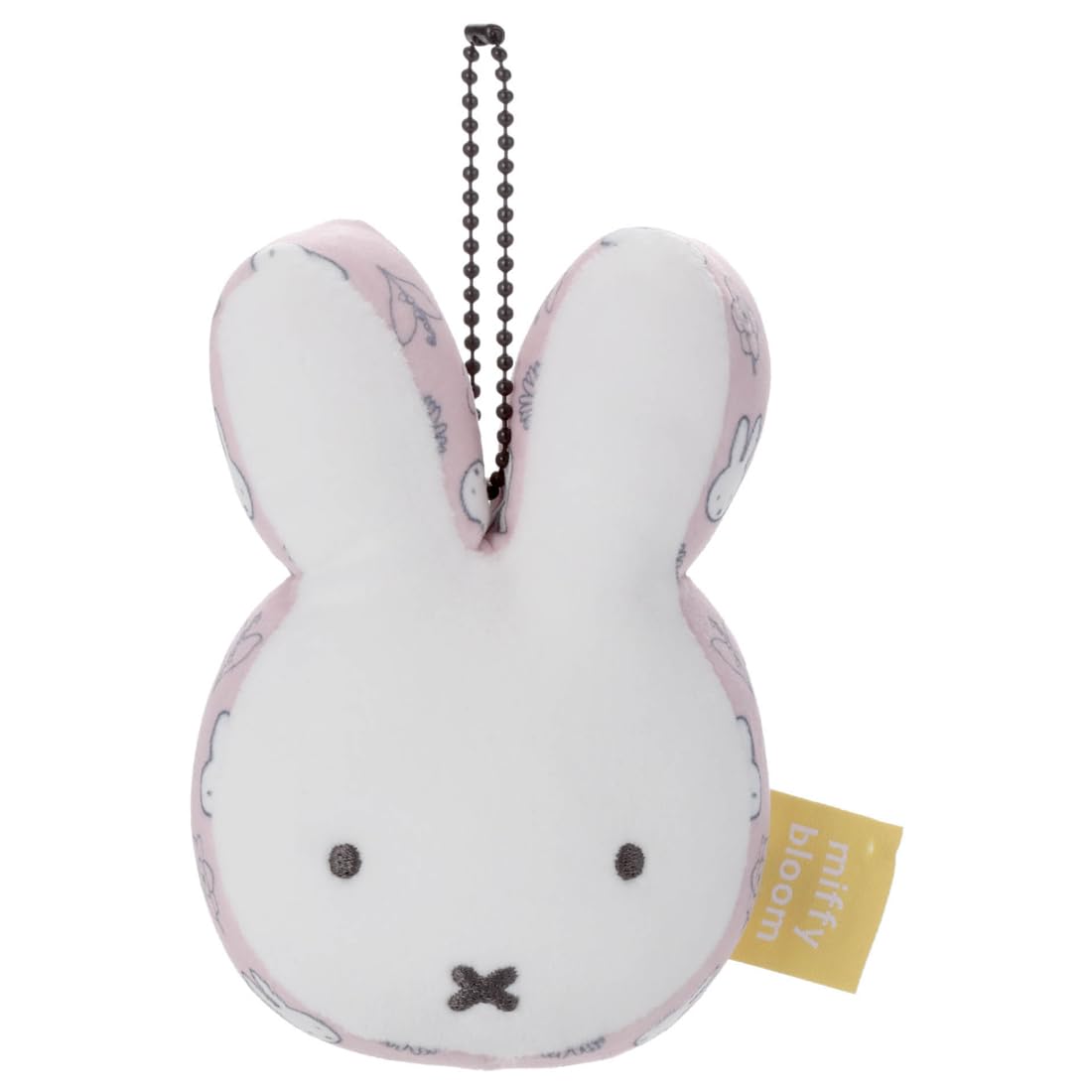 Takara Tomy Arts Bruna Miffy Bloom Ball Chain Mascot Miffy 12cm (TAKARATOMY A.R.T.S) Mocchi-Mocchi-Style (Pink) Height Approx.