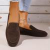 Men's Classic Round Toe Loafers Slip On Casual Dress Shoes with Suede Upper and Flexible Sole for Everyday Wear