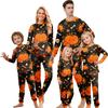 Family Matching Halloween Pajama Set Long Sleeve Top and Pants Loungewear for Parents and Kids
