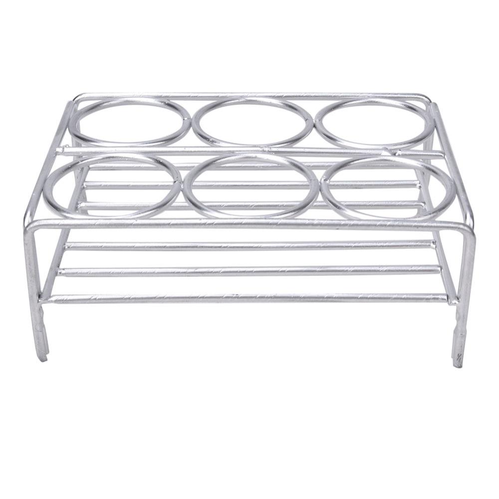 6 Holes Nichrome Wire 6 Hole Crucible Rack Double Layer Crucible Rack Sample Ashing