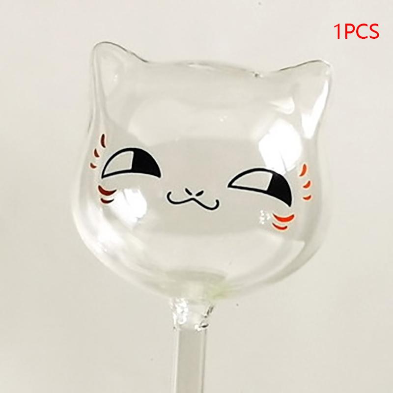 Automatic Plant Watering Bulbs Cat Shaped Self Watering Globes Devices Clear Glass Plant Water Bulbs Plant Self Watering System