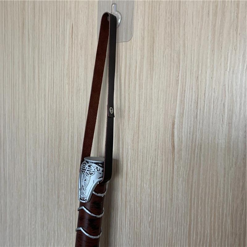 1:1 Thunder Hammer Weapons 44cm Hammer Cosplay Model Role Playing Belt Decor Stage Props Carnival Toy Gift Rubber