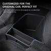 Trunk Side Storage Box with Cover for Tesla Model Y Juniper 2025 TPE Waterproof Trunk Organizer Storage Box Car Interior Parts