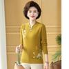 Fengxiao Women's 100% Wool Sweater Top (40-50 Years)