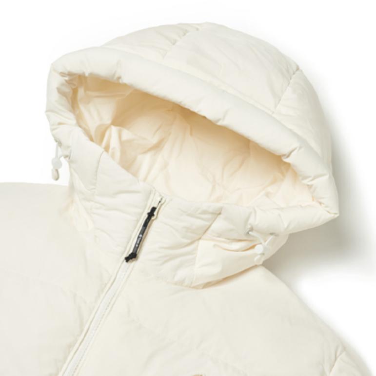 New MLB Down Jacket Winter Unisex Beige 3ADJL0616-50IVS