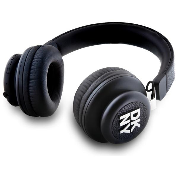 Słuchawki nauszne Bluetooth DKNY Metal Logo Czarne