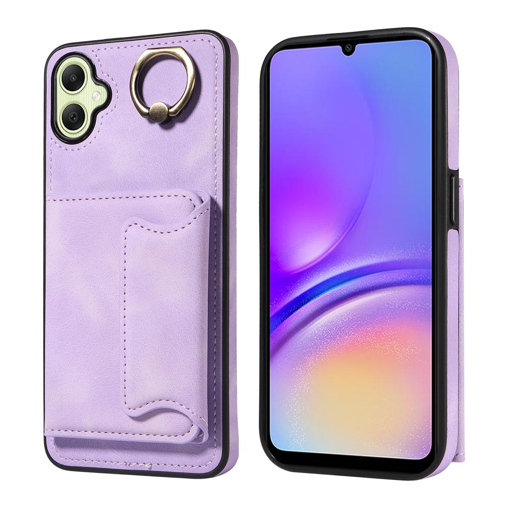 For Samsung Galaxy A05,Samsung Galaxy A05s Ring Bracket Card Holder Slots Cover Phone Case