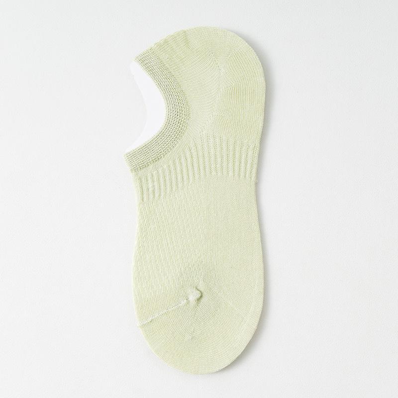 Damen Sommer Dünne Baumwolle Unsichtbare Mesh Atmungsaktive Fersen Socken