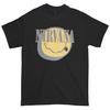 Camiseta de Hombre Nirvana Evergreen Oversize Cuadrada Camiseta Vintage Grande Negra
