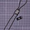 2pcs Black Cord Lock Bean Sportswear Accessories Toggle Clip Plastic Stopper  Outdoor Tool