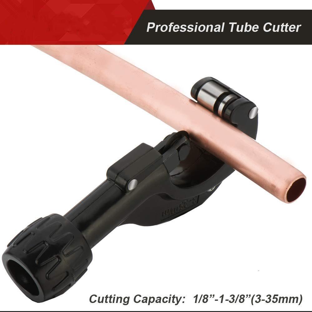 

Tubing Pipe Cutter Rotary 3-35mm Manual Device Pvc Air Conditioning Copper Pipe Stainless Steel Corrugated Pipe Cutter Tool