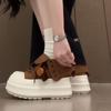 Thick-soled 22 New Lightweight Soft-soled Sports Board Shoes British Style Big Head Bread Shoes Student