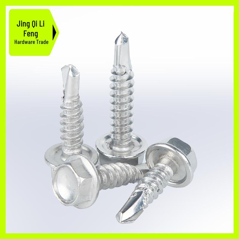 Stainless Steel 410 Hex Self-Drilling Screws for Color Steel Tiles