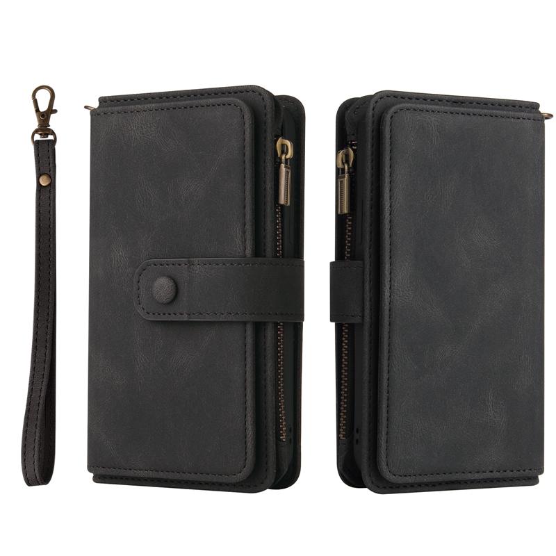 Multi-function Wallet Flip Case Pouch for Google Pixel 9/9 Pro , for Xiaomi 14 Ultra 15 Cards Slot Phone Case