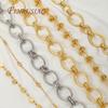 0.5-1 Meter 18K Gold Plated Brass Heart Chain,Bulk Cable Chains For Necklaces Accessories,DIY Jewelry Chains For Needlework