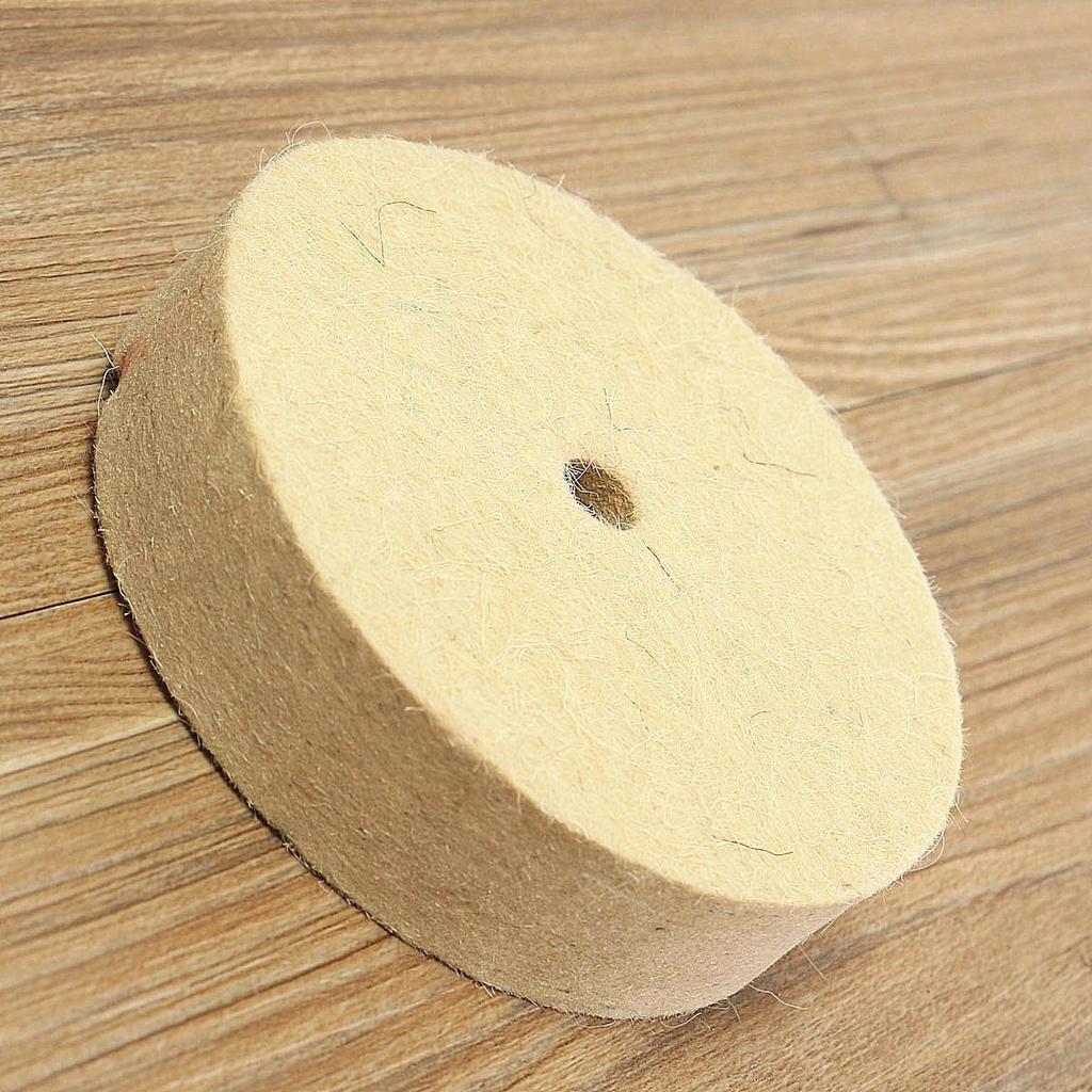 1PC Polerowanie Polerowanie Szlifowanie Koło Wełniane Filcowe Polerka Tarcza Pad 75mm x 20mm
