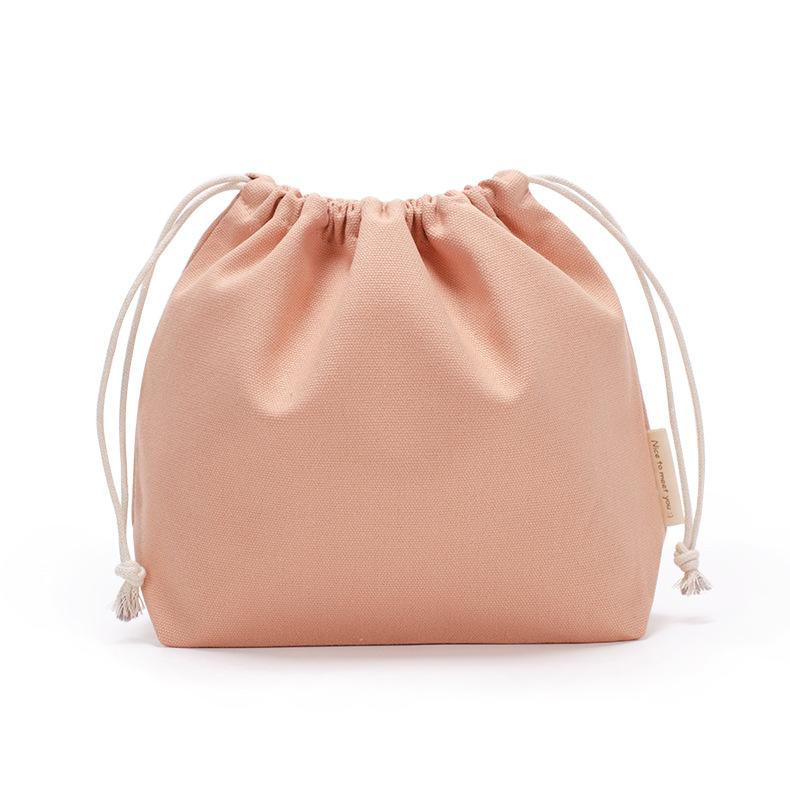 1PCS Color Drawstring Pouches Portable Gift Blank Bags For DIY Cotton Hemp Bags Jewelry Display Packaging Storage