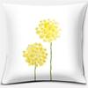 Bright Yellow Simple Geometric Series Pillow Gift Home Office Decoration  Bedroom Sofa Car Cushion Cover