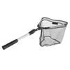 Integrated Waterproof Aluminum Alloy Telescopic Triangular Folding Portable Nanometer Fishing Net Tool Accessory95cm