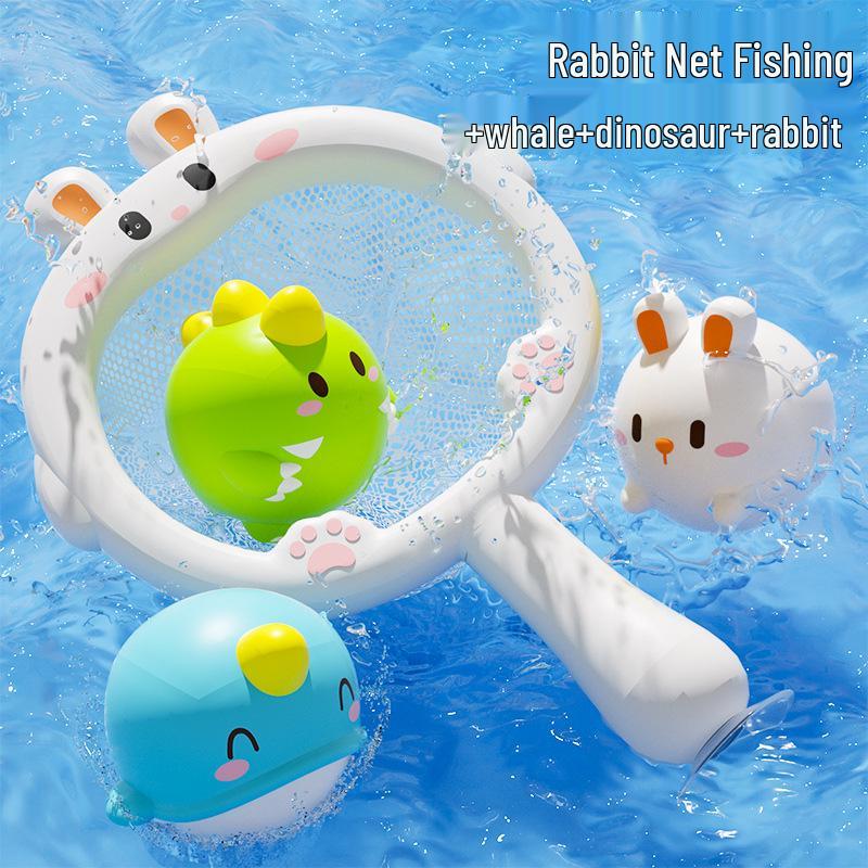 Cross-border Baby Bath Toys: Little Yellow Duck Scoop for Children Ages 0-3 – Water Play, Light-Up Toys for Bathroom and Swimming