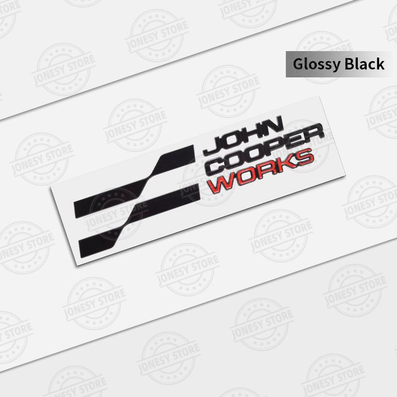 Logo Metallo Auto John Cooper Works Badge 3D Scritta Adesivi Adesivo Baule Per MINI Cooper S JCW R56 R57 R58 R59 R60 R61 F56 F57