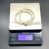 Akoya Pearl Necklace Natural Jewelry White Beige Approx. 43cm 6.5mm–7.0mm 28.0g Silver Clasp w/Box